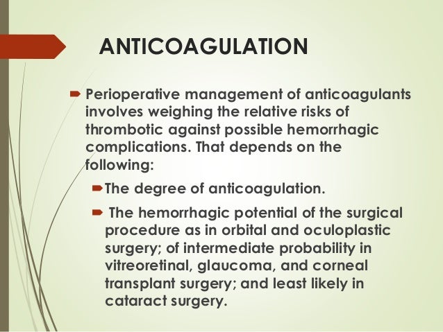 Anesthesia and Perioperative Complications